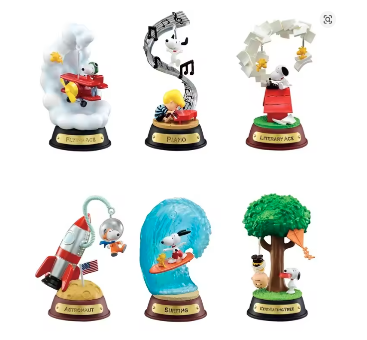 1 Figura Sorpresa Premium Coleccionable Snoopy Peanuts Clasico Sweet Ornament