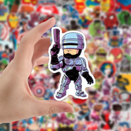 50 Stickers Superhéroe Variados Spiderman Superman Dc Marvel