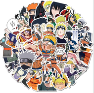 Naruto Shippuden 50 Stickers / Calcomania / Autoadhesivo