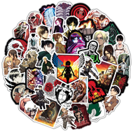 50 Stickers Attack On Titans / Titanes / Autoadhesivo