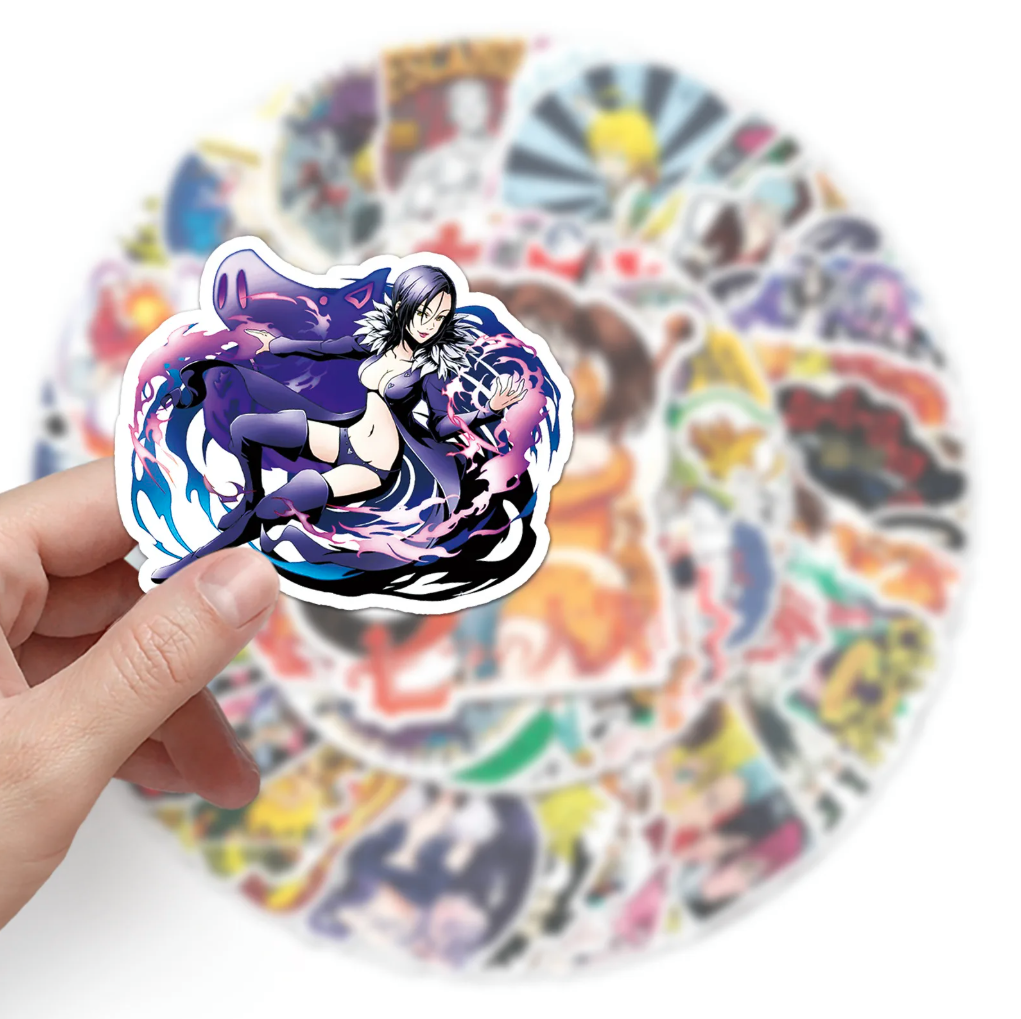 50 Stickers Seven Deadly Sins - Los Siete Pecados Capitales