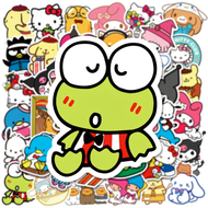 50 Stickers Sanrio - Hello Kitty Amigos Kuromi Kawaii