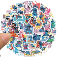 50 Stickers Para Lilo Y Stitch Aprueba De Agua Para Taza