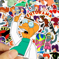 50 Stickers Futurama - Calcomanias Pegatinas