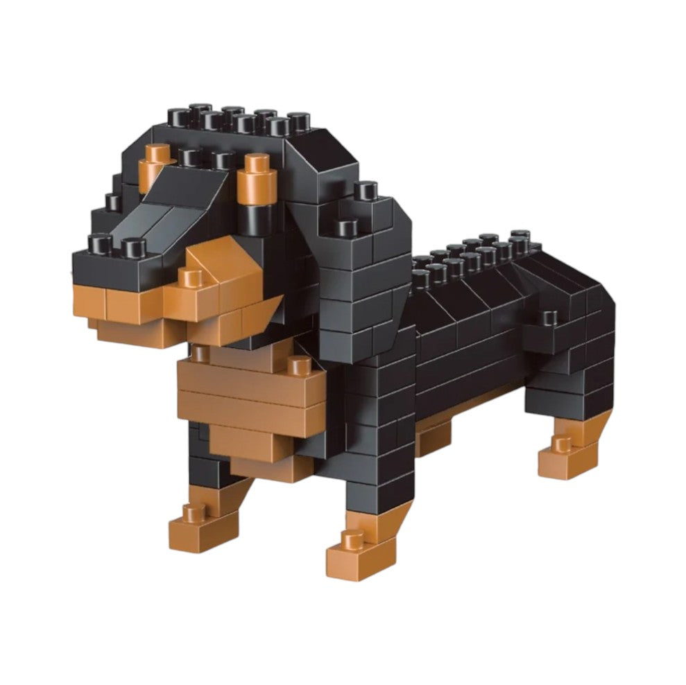 Mini Bloques Construccion Mini Figura Perro Salchicha 10cms