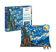 Set de construcción Mini Bloques Van Gogh Noche Estrellada 1858 piezas