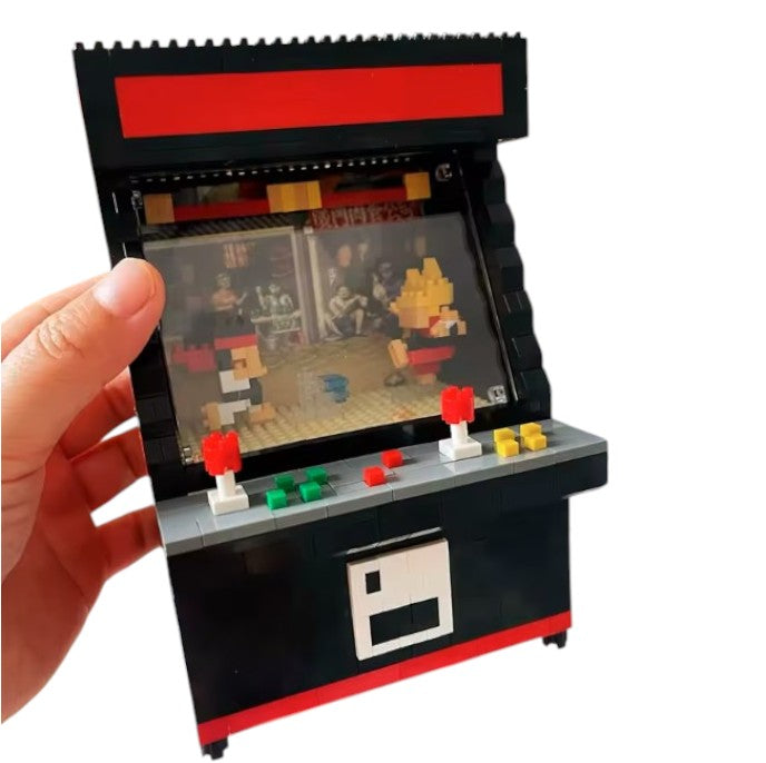 Mini Bloques Armables Arcade Street Fighter Consola Coleccionable Caja