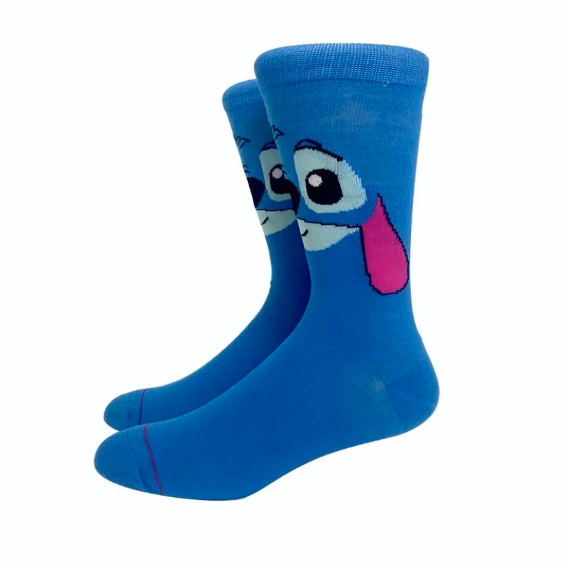 Calcetines Stitch M2 Caricatura Dibujo Anime