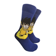 Calcetines Goku Niño Caricatura Dibujo Anime
