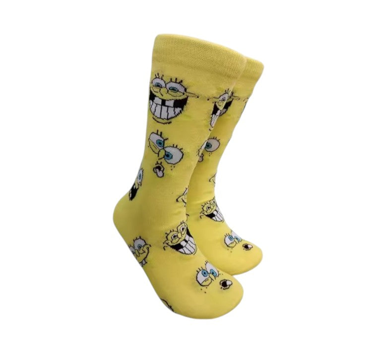 Calcetines Bob Esponja M2 Caricatura Dibujo Anime
