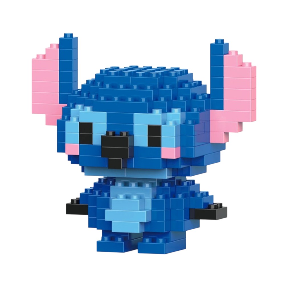Mini Bloques Armables Stitch – Figura 3D sin Caja