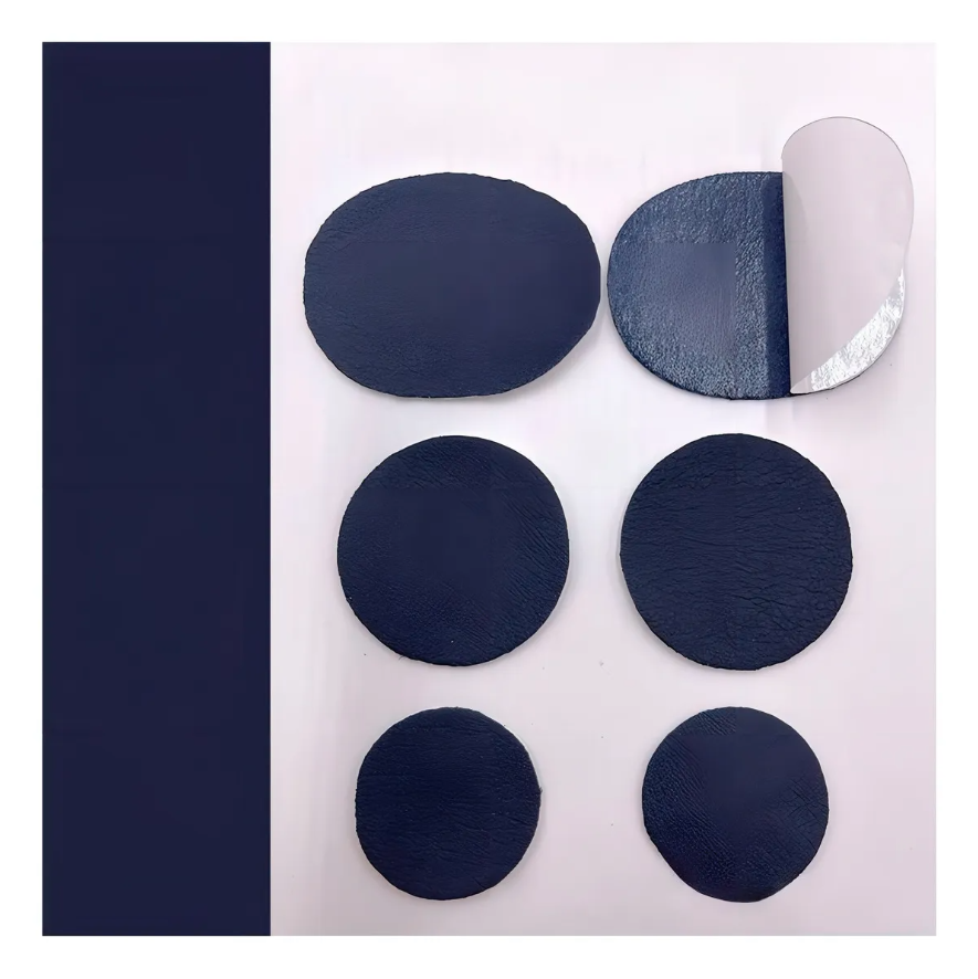Set 6 Parches Adhesivos Para Reparar Zapatillas Calzado Color Azul Marino