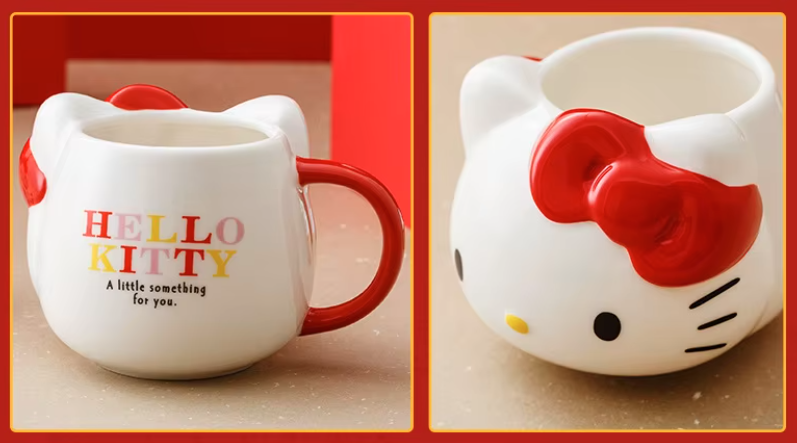 Taza Tazon Hello Kitty 3d / 475 Ml Con Caja Kawaii
