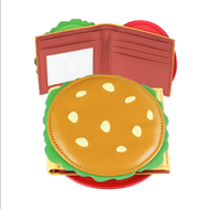 Billetera Monedero Con Forma Hamburguesa