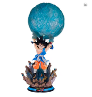 Figura Goku Genkidama 23 cm Dragon Ball Z Dbz Con Luz