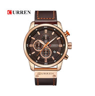 Reloj Curren 8291 Hombre Elegante Lujo Cafe