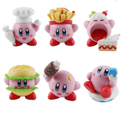 Set 6 Figuras Kirby Coleccion Cocina Comida 4-5cms Kawaii