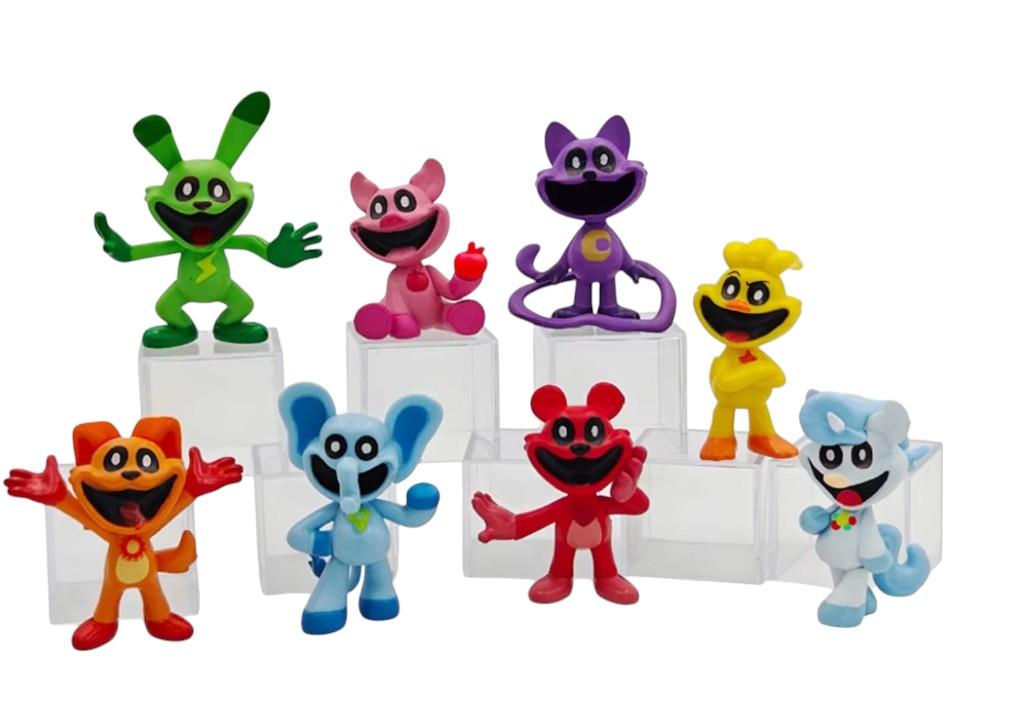 Set De 8 Figuras Smiling Critters