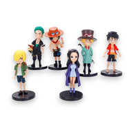 Set 6 Figuras One Piece Anime Colección