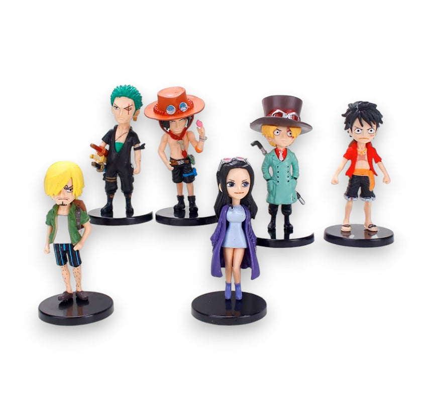 Set 6 Figuras One Piece Anime Colección