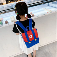Mochila Super Mario Bros Para Niños Color Rojo