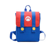 Mochila Super Mario Bros Para Niños Color Rojo