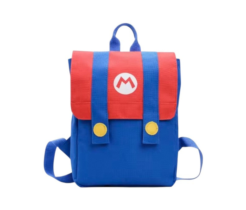 Mochila Super Mario Bros Para Niños Color Rojo