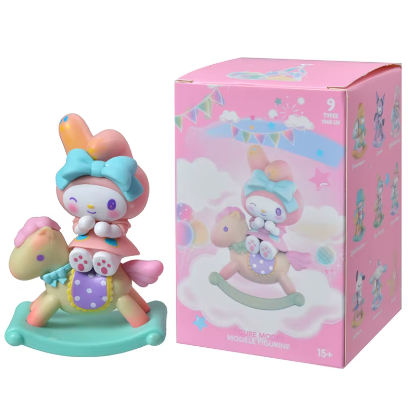 1 Figura Sorpresa Para Sanrio Hello Kitty Modelo Mecedora