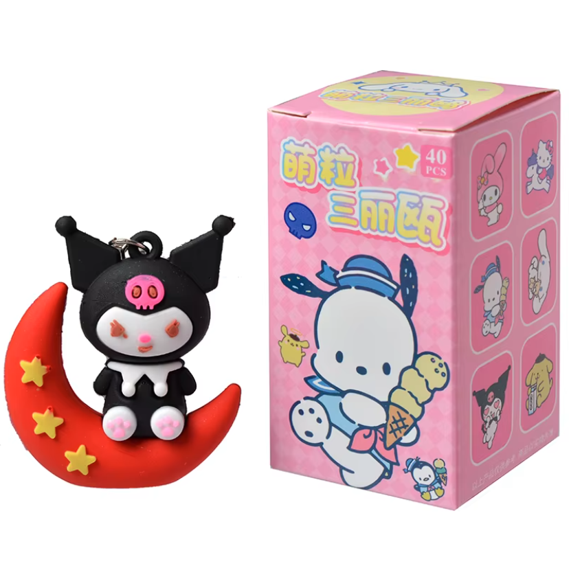 1  Llavero Sorpresa Sanrio Kitty Kuromi Kawaii M2