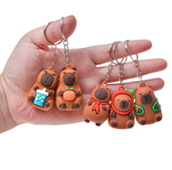 1 Figura Llavero Sorpresa Capibara Carpincho Kawaii