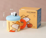 Taza Snoopy 360ml De Cafe Te Kawaii Con Tapa Kawai
