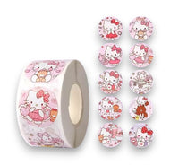 Rollo de 500 Stickers de Kitty