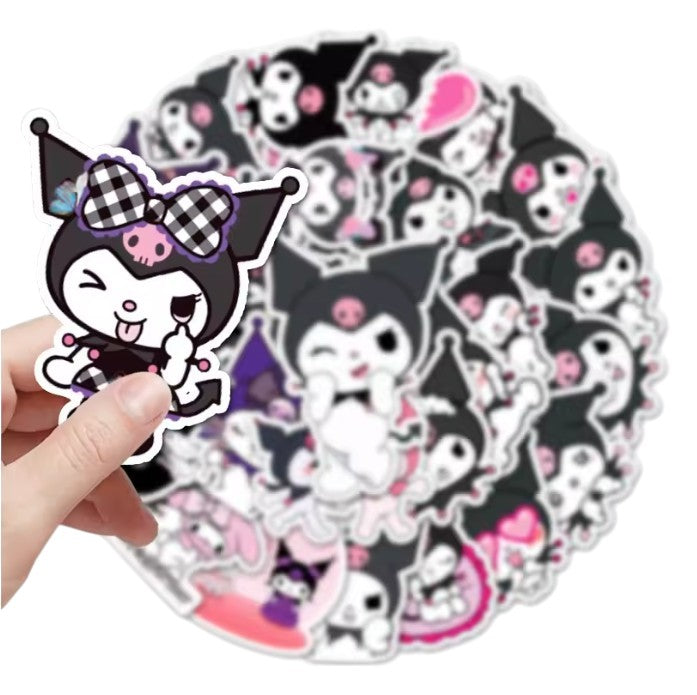 Set De 50 Stickers Kuromi Kawaii