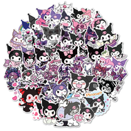 Set De 50 Stickers Kuromi Kawaii