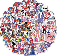 50 Stickers Pomnie Jax Set  Pegatina Circo Digital Circus