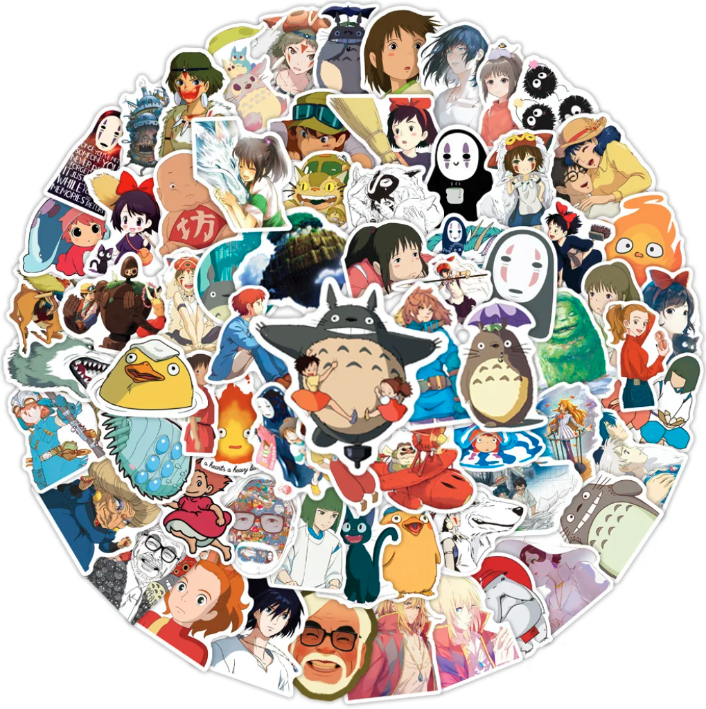 Studio Ghibli 50 Stickers / Totoro Chihio / Autoadhesivo