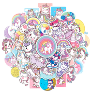 50 Stickers Pony Poni Kawaii Calcomania Niña Princesa