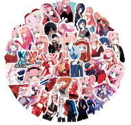 Zero Two Darling In The Fanxx Set 50 Stickers / Calcomania