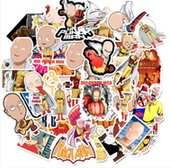 50 Stickers One Punch Man Saitama Anime Pegatina