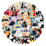 50 Stickers Tokio Revengers  / Calcomania / Autoadhesivo