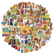 50 Stickers Scooby Doo - Etiquetas Autoadhesivas Pegatina