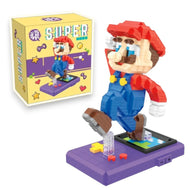 Mini Bloques Armable Figura 3d Mario Bros En Consola