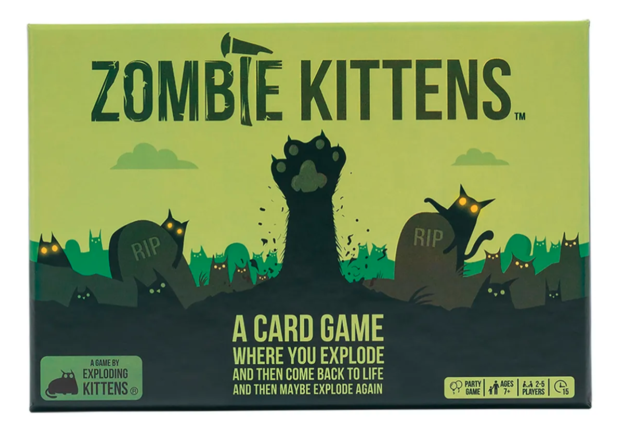 Zombie Kittens De Exploding Kittens Juego De Mesa Inglés
