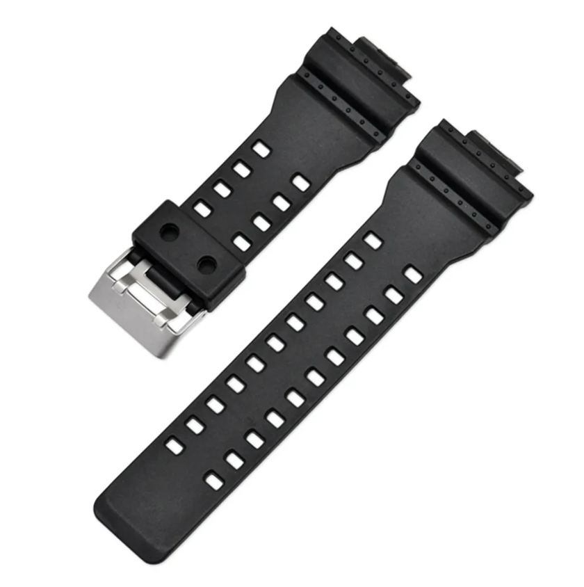 Pulsera Compatible Con El Reloj Digital G Shock Para Hombre Color Negro Ancho 16 Mm