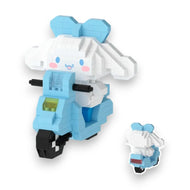 Mini Bloques Armables Cinnamonroll En Moto – Figura 3D sin caja